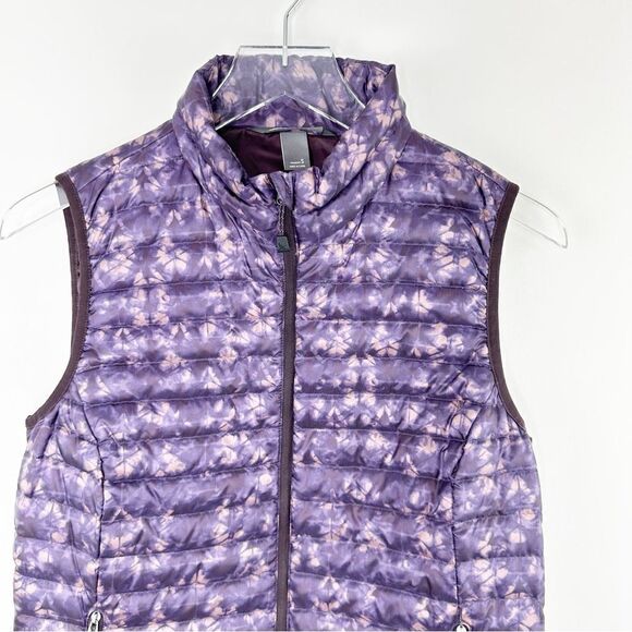 Eddie‎ Bauer Women’s EB700 Premium Down Front Zip Puffer Vest Purple Sz - Picture 5 of 16